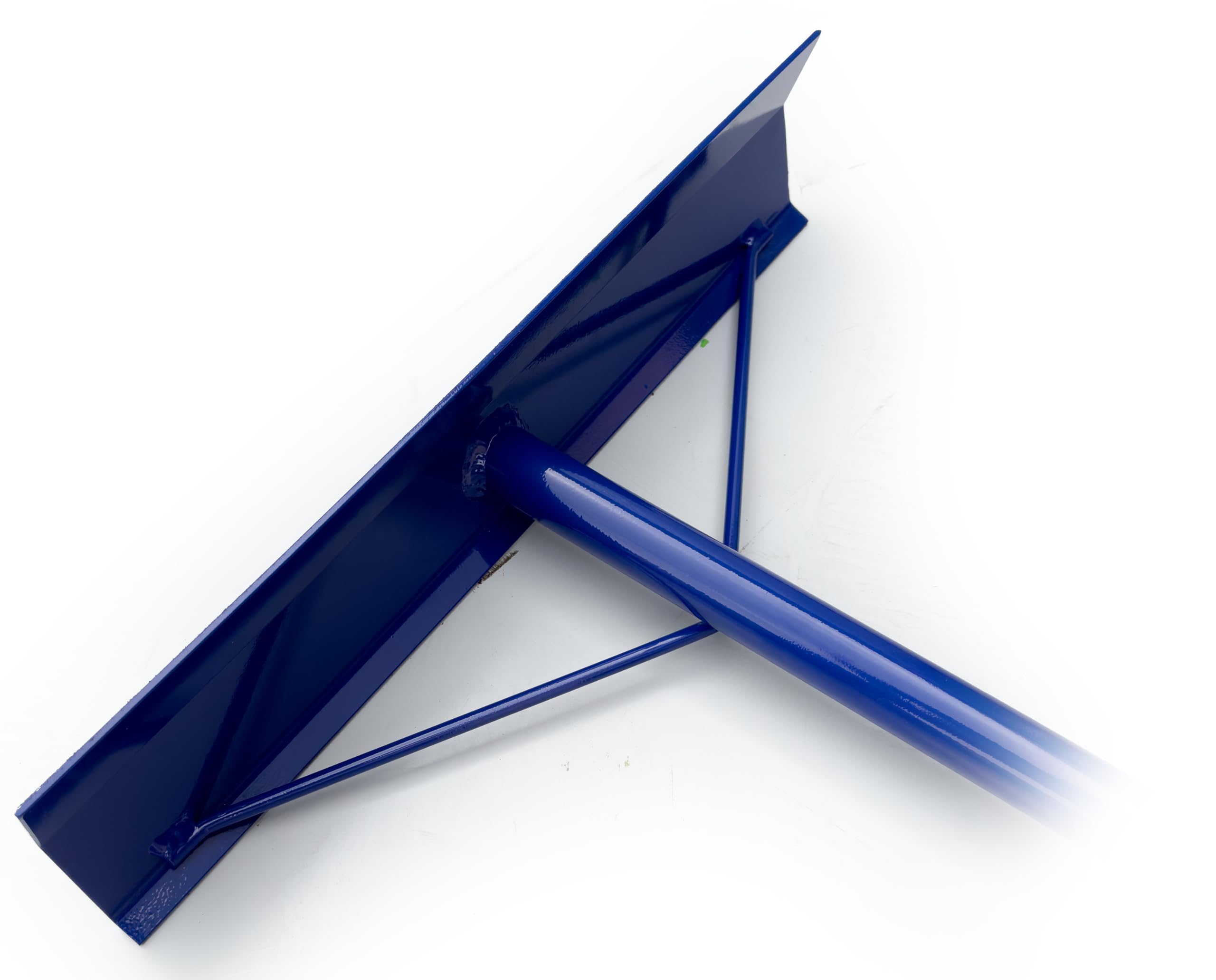 Esparcidor de Hormigón de Aluminio 51×10 cm con Mango de 148 cm – Herramienta Ligera y Resistente en Una Sola Pieza para Nivelar y Extender Concreto
