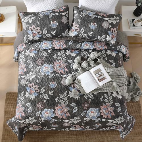 Couvre-lit décoratif en microfibre légère lit king size toutes saisons
