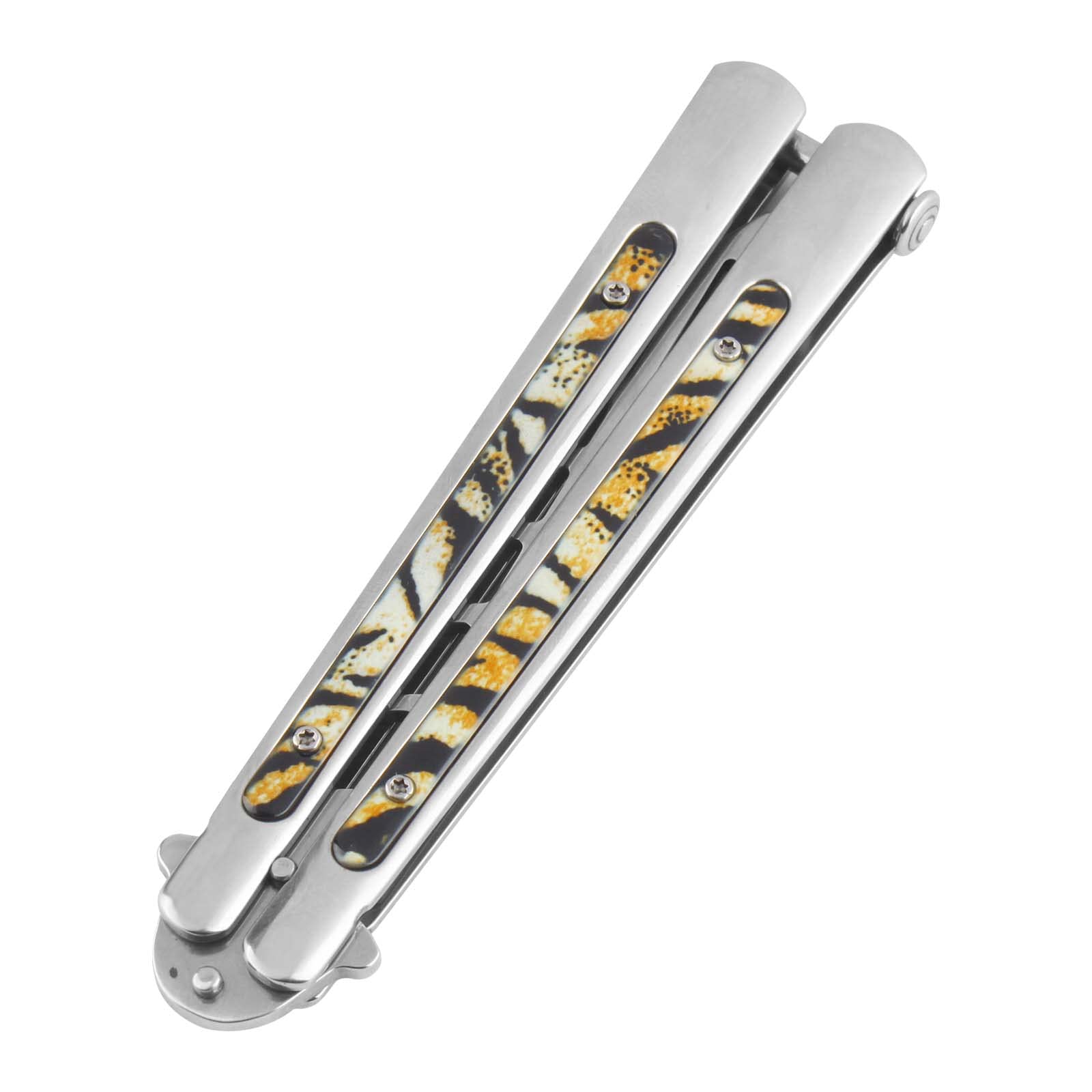 Andux Foldable Tool Without Zen pin Screws, do not get Loosen (Yellow and Black Stripes)