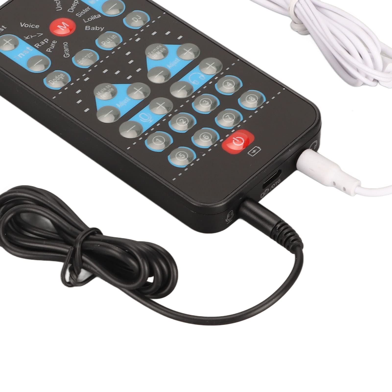 Changeur de Voix, Dispositif de Changeur de Voix avec 8 Effets Sonores, Changeur de Voix pour Téléphones Mobiles, Ordinateurs, DJ, Enregistrements en Studio de Musique