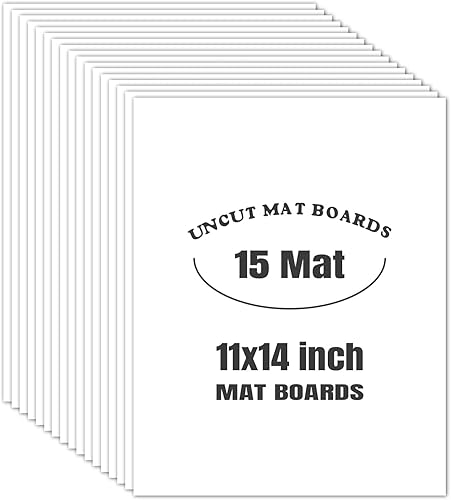 Miniatura 31 de AUEAR, Paquete de 15 tableros mate sin cortar de 12 x 16 pulgadas, color negro, ideal para marcos de fotos, impresión, obras de arte