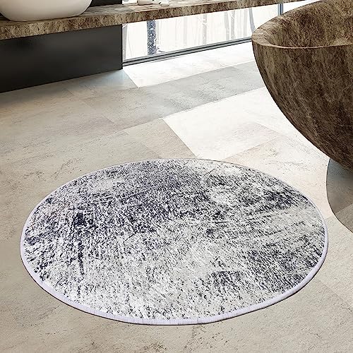 Alfombra de baño WELL HOME blanca y negra rectangular para ducha 3