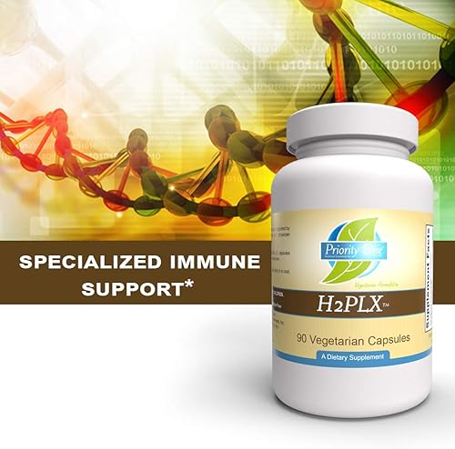 Miniatura 6 de Priority One Vitaminas H2PLX 90 cápsulas vegetarianas Fórmula especializada de apoyo inmunológico con litio, extracto de melisa y otros nutrientes