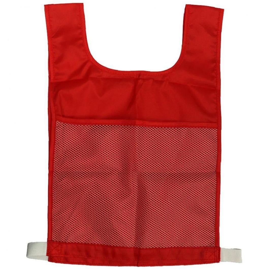 Amazon.co.jp: ビブス 無地 メッシュ袋付き 子供 キッズサイズ