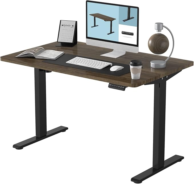 Amazon.co.jp FlexiSpot EF1 Electric Standing Desk, (W x D) 47.2 x 23.