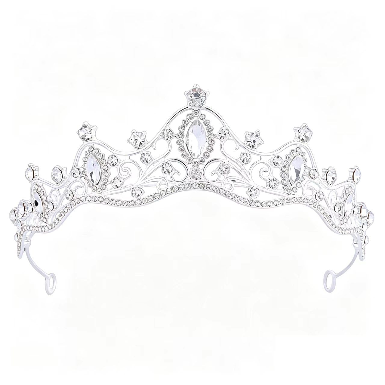New Wedding Headpiece for Bride Bridal Crown Rhinestone Crystal Headgear