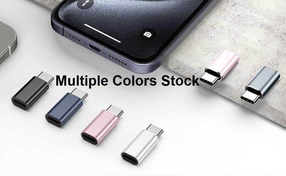 Image of Apple [MFi Certified] Lightning to USB-C Adapter, Lightning Female to Type-C Male Fast Charging Converter, Compatible with iPhone 17 /17 Pro /17 Pro Max, 16 /15 Series & iPad Pro /Air /Mini
