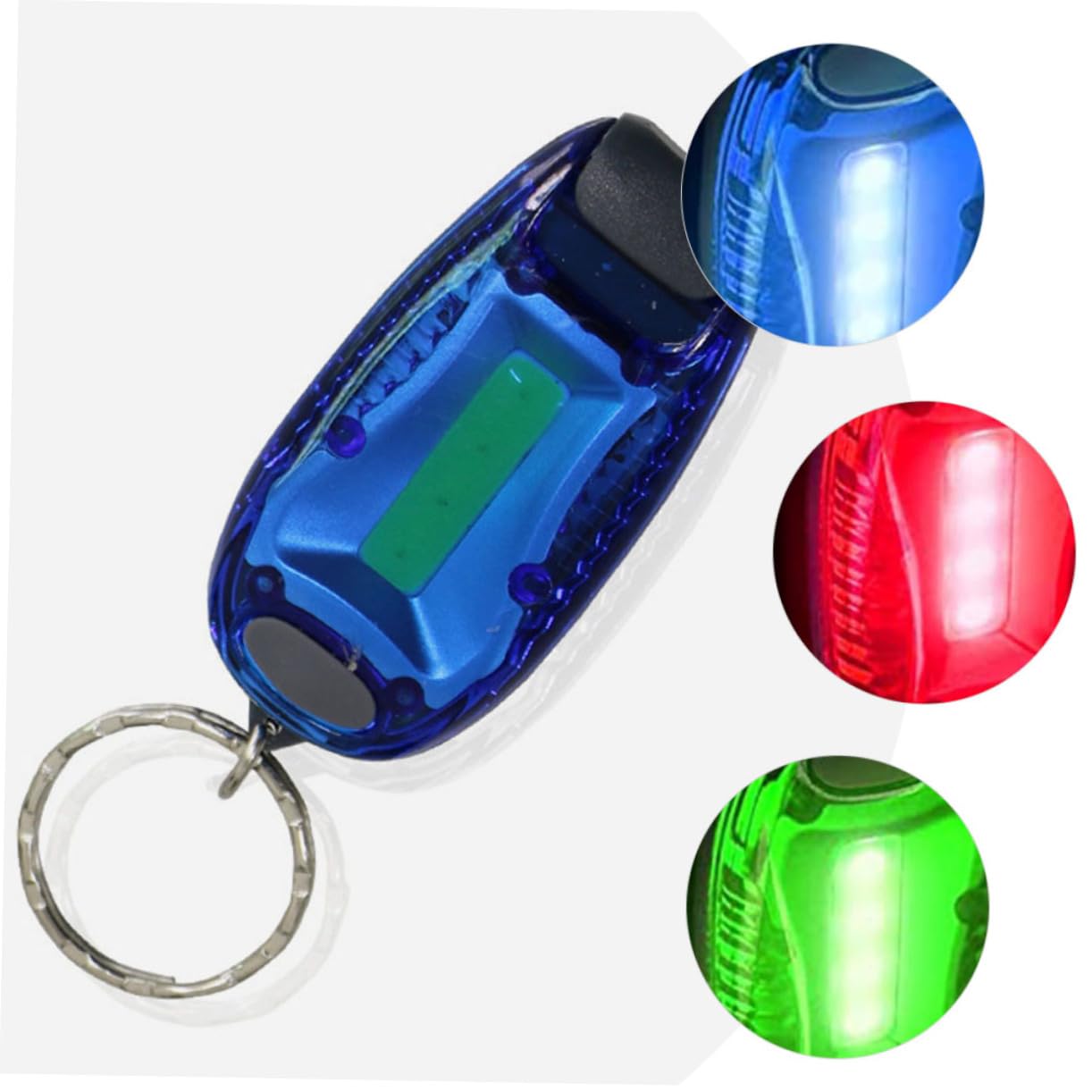 BESPORTBLE 15 Pièces Lumière De à Dos Feu D'avertissement De Marche Lumière De Sécurité pour La Pêche Lumière LED pour Le Vélo Porte-clés LED Lumière Voyant De Vélo Voyant De Marche Abdos
