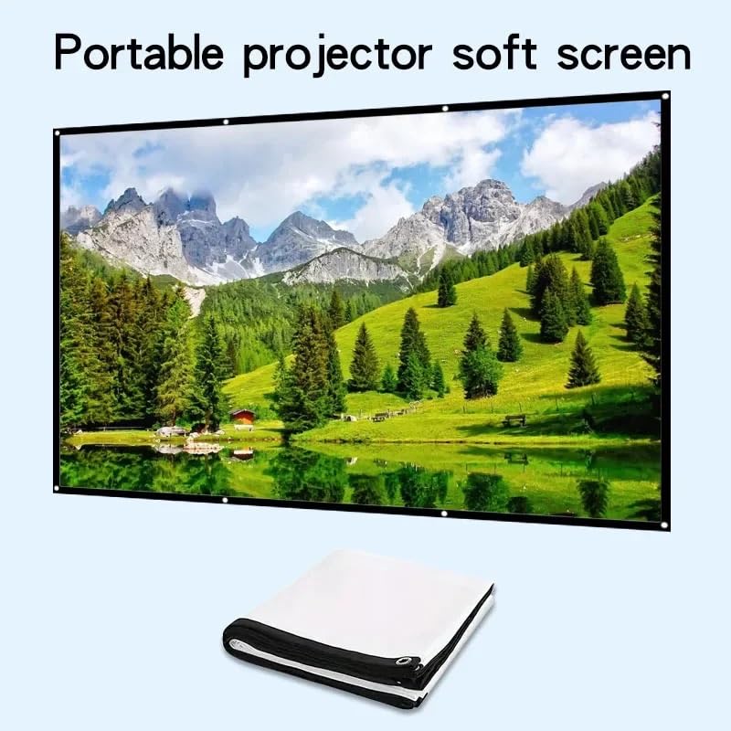 Pantalla de proyección plegable 60-150 pulgadas miniatura 5