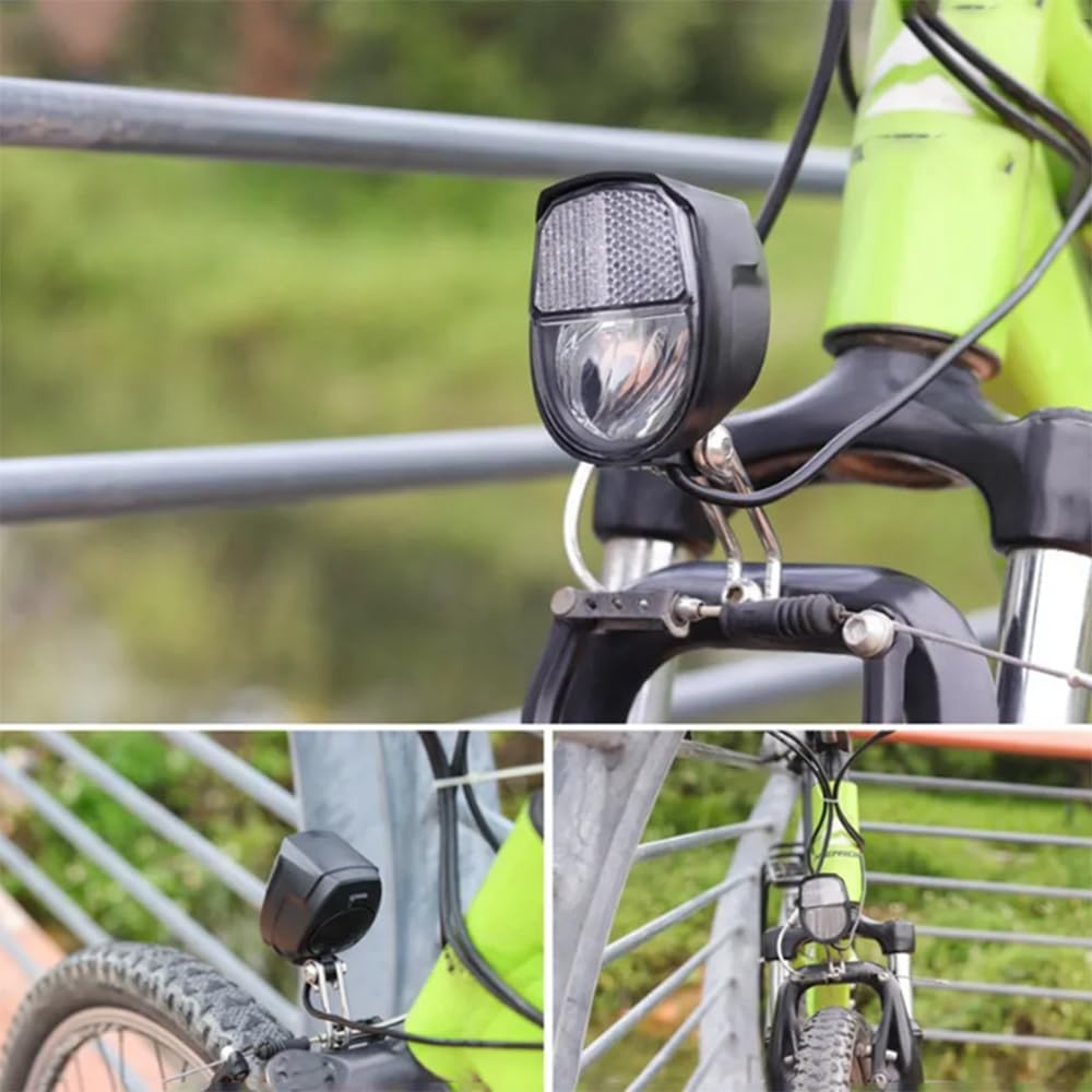 2szt Oświetlenie rowerowe Reflektor grupowy Wejście AC 6V Światła rowerów górskich Reflektory LED Akcesoria rowerowe