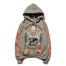 Gothic Hoodie Harajuku Printed Sweatshirt Men's and Women's Hip Hop Hoodies&hellip;