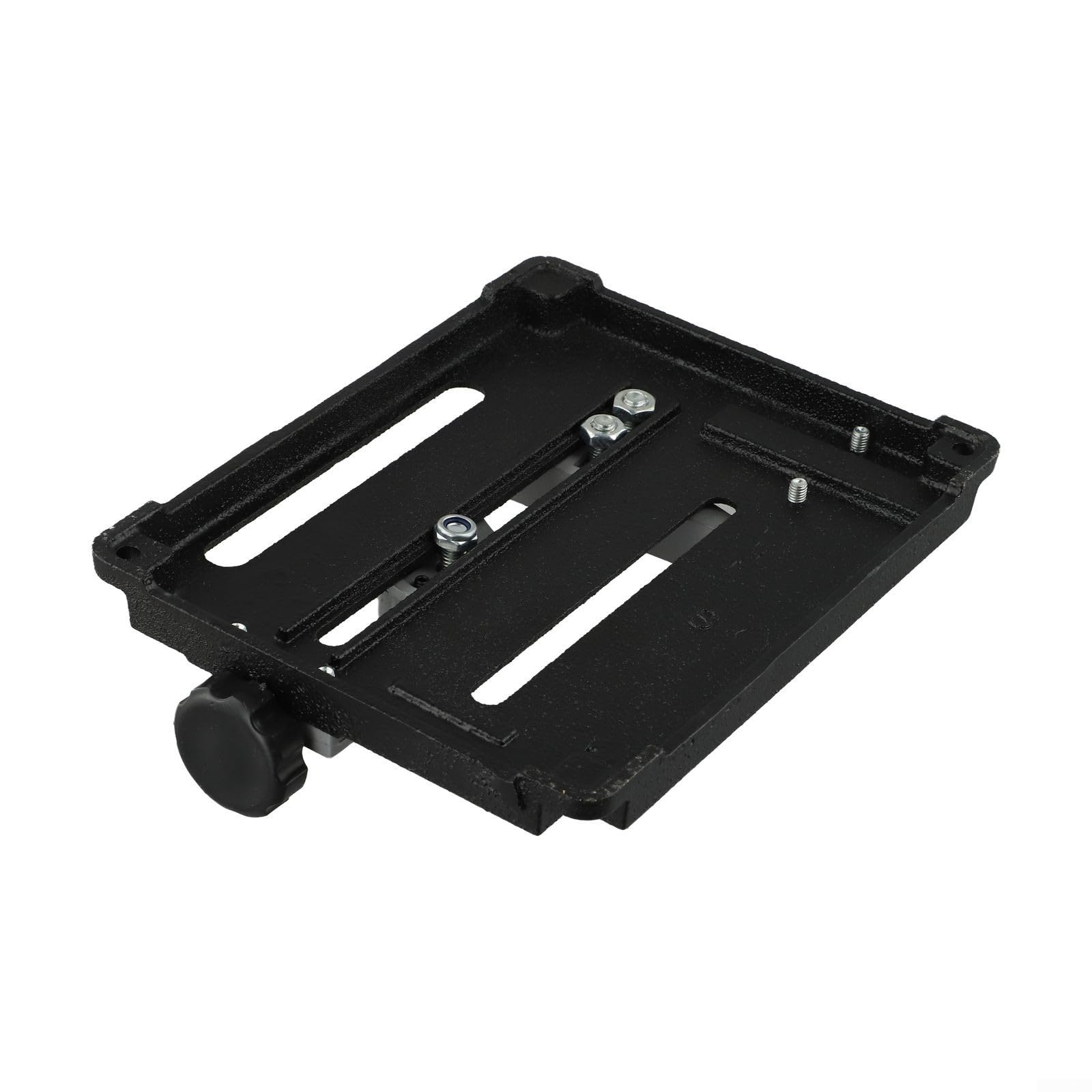 Supporto per smerigliatrice angolare, supporto per smerigliatrice angolare da 100 mm a 125 mm, supporto regolabile con base in ghisa per stabilità e protezione dalle scintille