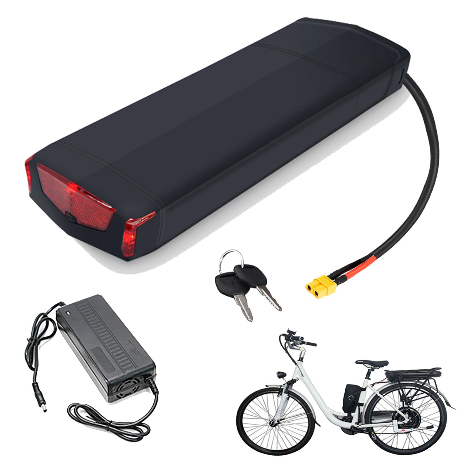 Batterie au Lithium 36 V pour Porte-Bagages arrière