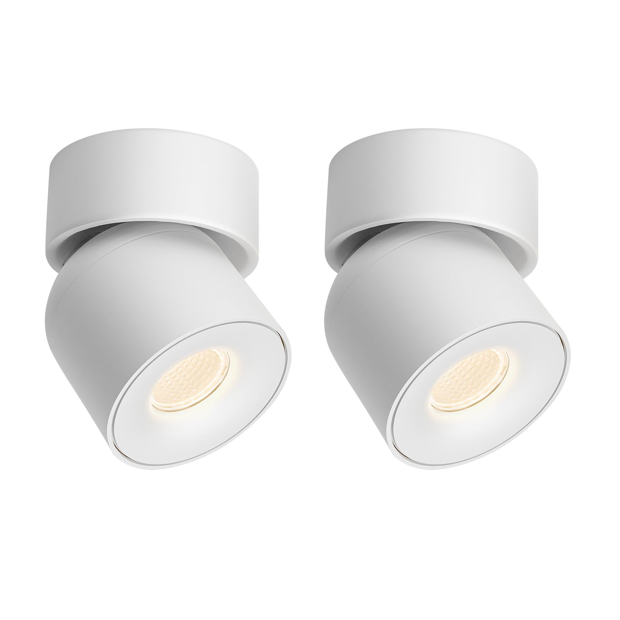 Aisilan LED Ceiling Spot Lights Indoor Dimmable 2 Pack - Upgrade Your Living Room or Bedroom with Adjustable Modern Wall Spot Light, 9W White