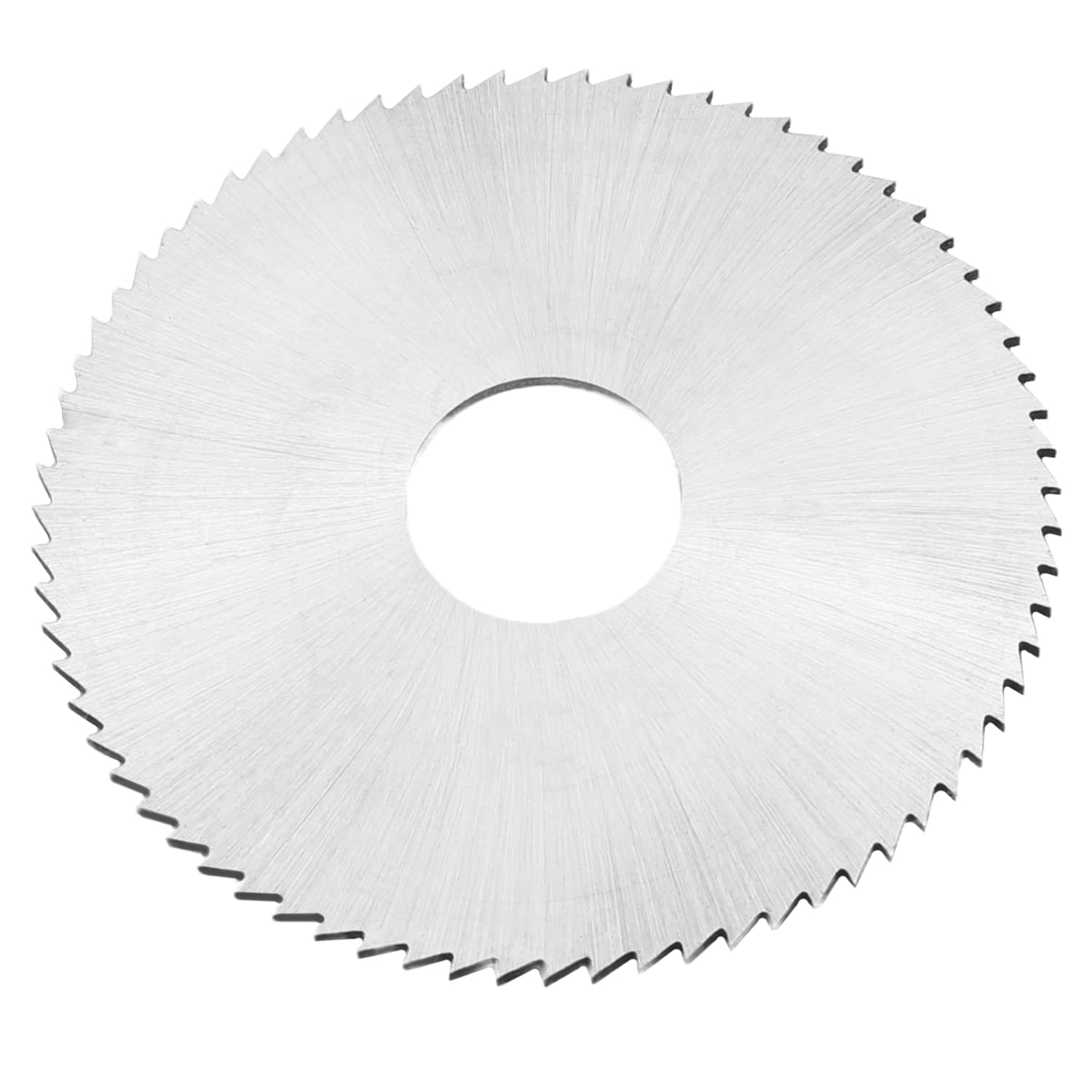 Auniwaig 60mm HSS Circular Saw Blade, 72T High Speed Steel Cutting Disc, 1.2mm Thick Circular Cutting Wheel with 16mm Arbor, for Rotary Tools, Wood Plastic Metal Cutting