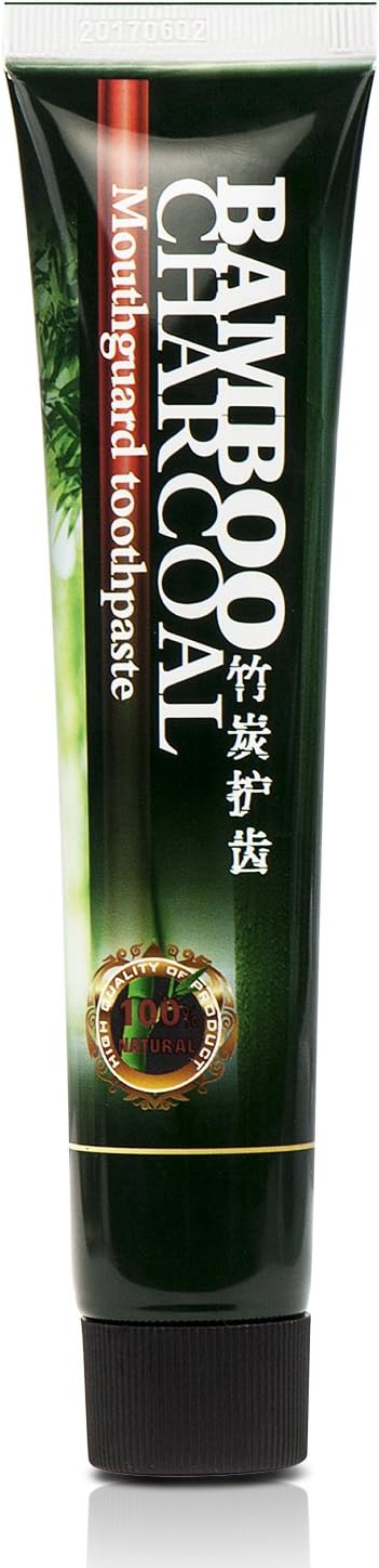 Charcoal Toothpaste, Activated Bamboo Charcoal Teeth Whitening Toothpaste ( 4.2OZ ), Natural Black Charcoal Whitener by Dentive