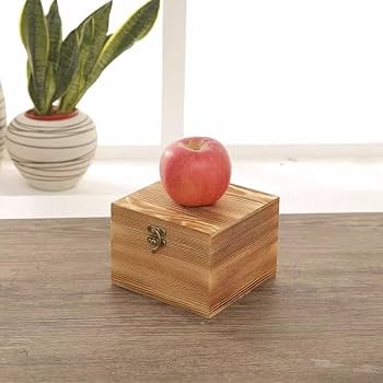 Amazon｜木箱収納 収納ボックス 天然木製 ロック木箱