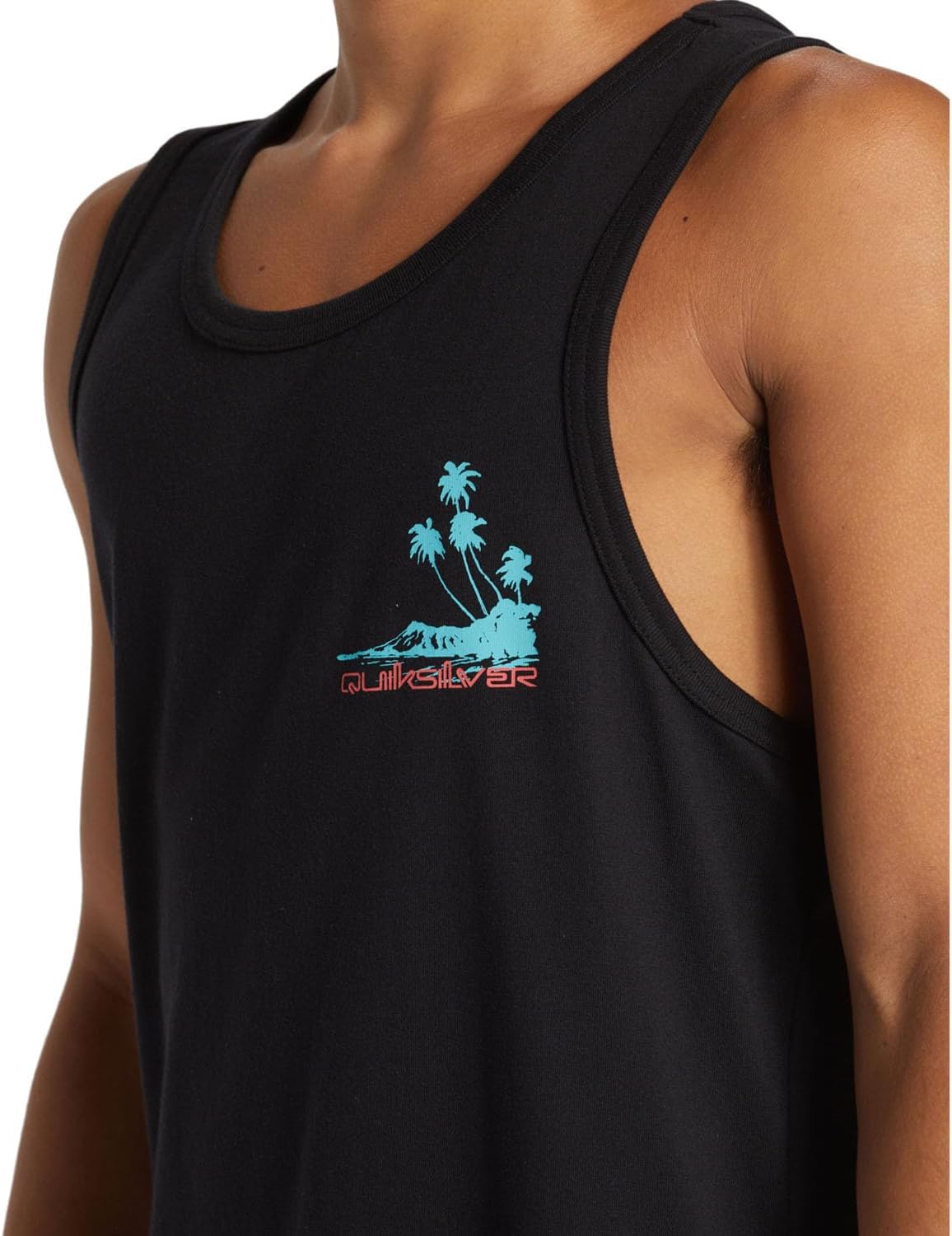 Quiksilver Tropical Vibes Tank - Black - XXL