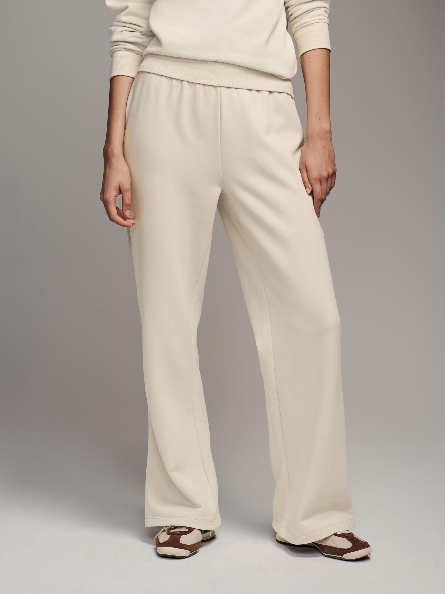 THE SET Damen 2er-Pack Jogginghosen mit weitem Bein