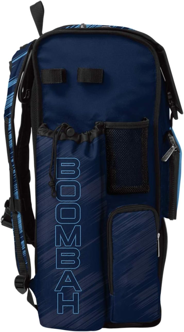 Boombah Superpack Bat Pack INK Scratch Navy/Columbia Blue