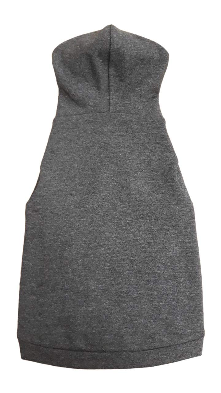 Sphynx Katzen Kleidung DUNKELGRAU Kapuzenpullover Trautes Heim, Glьck allein (M)