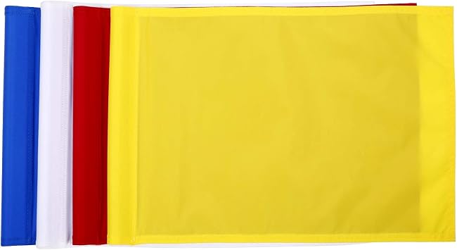 Green Golf Training Flag, Nylon Putting Green Target, Indoor/Outdoor Backyard Garden Portable, 19.7 x 13.4