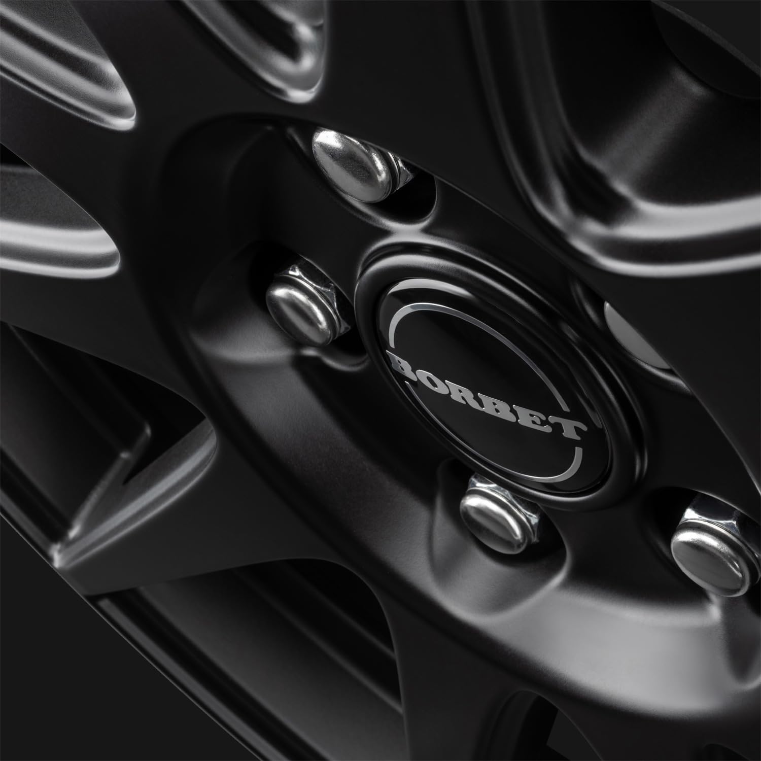 4x Borbet Felgen GTX 8.0x19 ET50 5x108 black matt rim silver kompatibel mit Opel Astra Combo Grandland