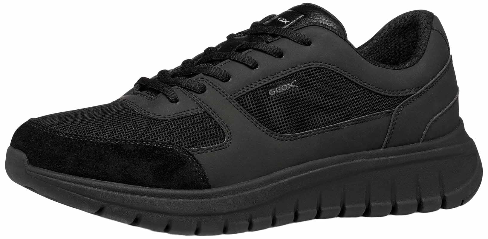 Geox Men U Flextride R B Sneaker, Black, 9 UK