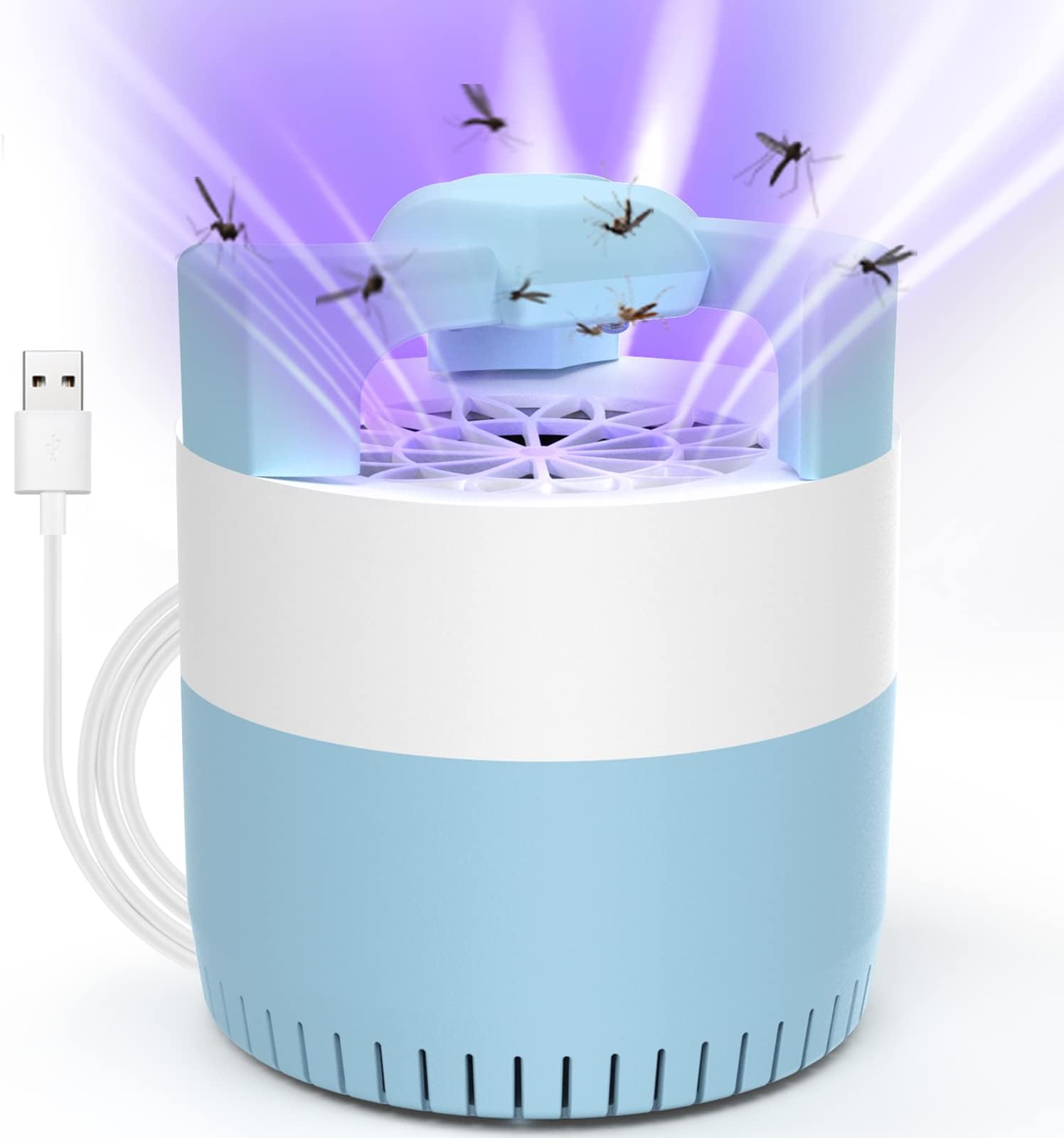 Lampe Anti Moustique,Anti-moustiques électrique USB,UV Tueur d'Insectes Électrique,Moustique
