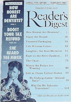 Paperback Selected Articles From Reader's Digest (Volume 42 Number 248 February 1997)(Large Type Edition) Book