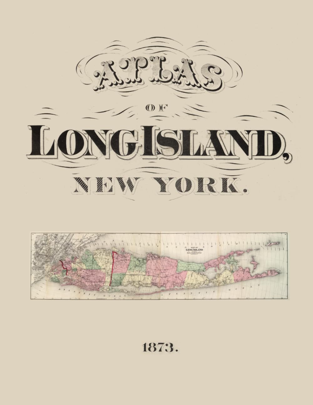 1873 Atlas Of Long Island, New York