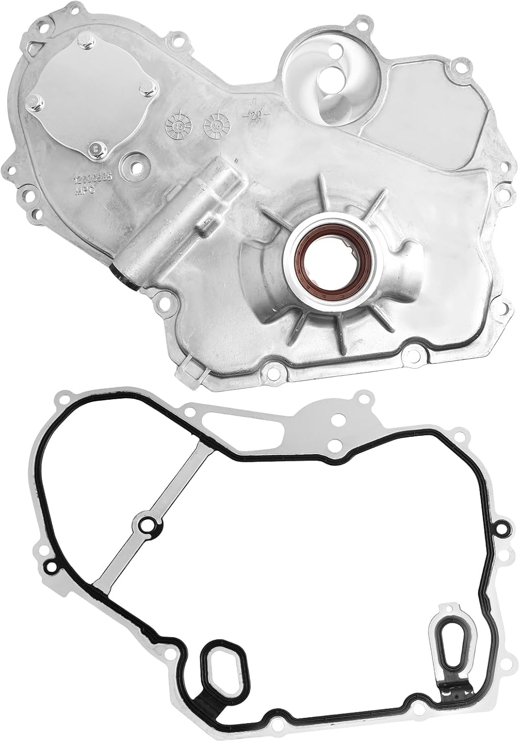 M349 Oil Pump with Timing Cover Gasket Kit, for Chevy Equinox/Malibu/Cobalt/HHR, Buick Regal/LaCrosse (2000-2017) 2.0-2.4L L4,Replaces TCS46041 OP314