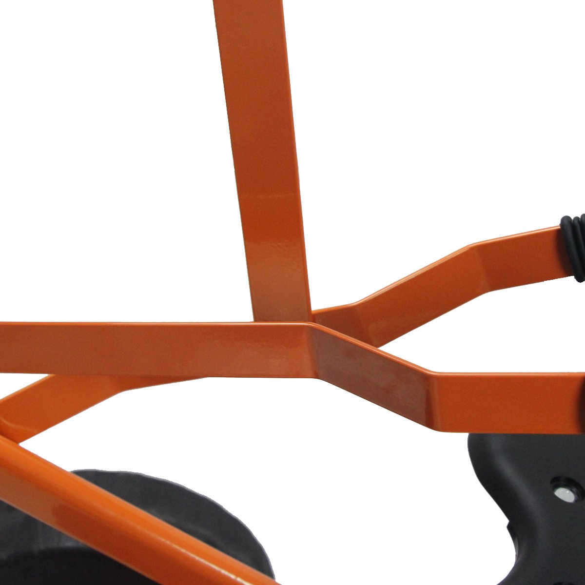 FANTASK 360° Sitzbagger mit Schaufel & Rädern bis 50KG, Kinder Bagger zum Draufsitzen Metall, Bagger Sandkasten, Aufsitzbagger Sandbagger (Orange)