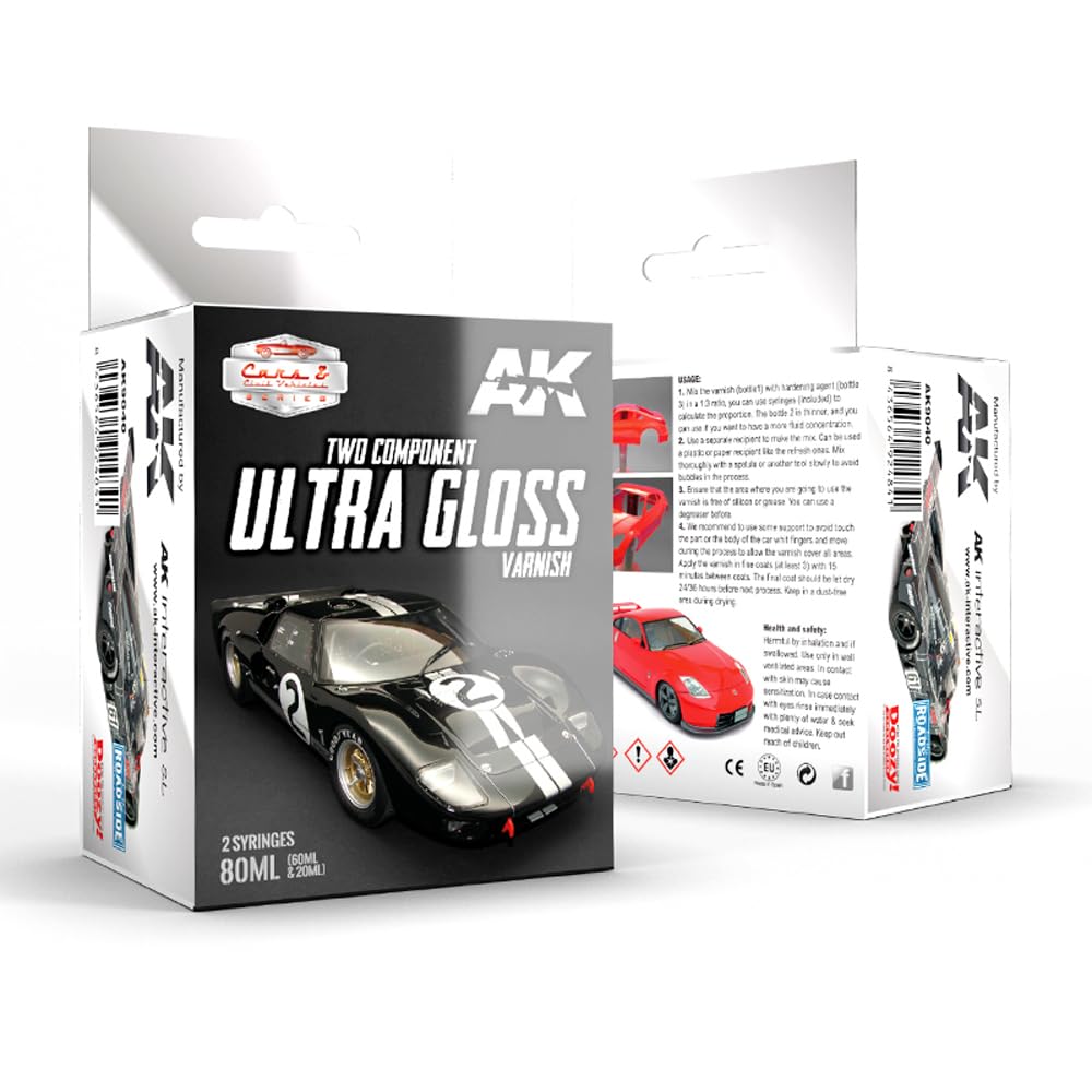 AK Interactive AK9040 - Two-Component Ultra Gloss Lacquer - New