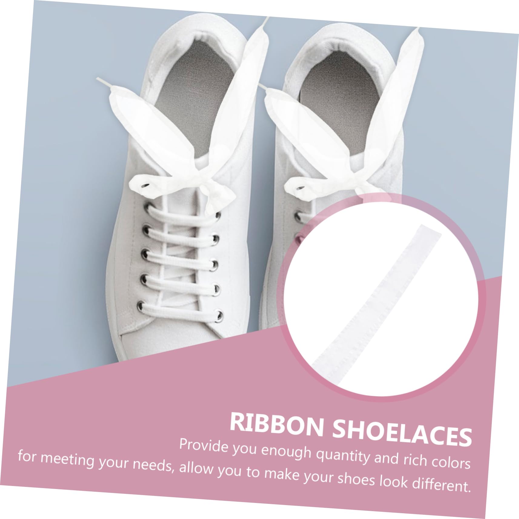 18pares Cordones De Chiffon Anchos Para Zapatillas Paquete De Profundo Lazos Decorativos Para Mujeres y Niñas