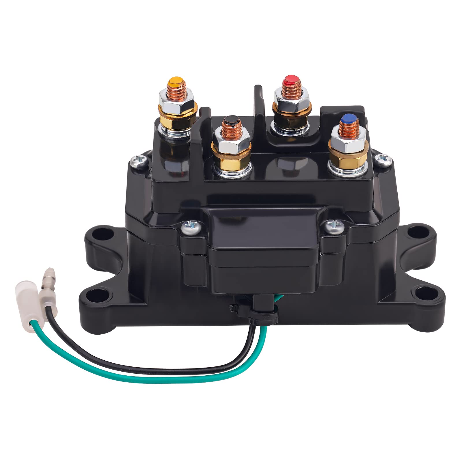 AWSZH Winch Starter Solenoid Relay Contactor 63070 62135 12V 250A Winch Relay Thumb Truck Compatible with ATV UTV Boat 1500lb-5000lbs 4x4 Vehicle