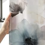 Shower Curtain, Boho Floral Shower Curtains, Watercolor Shower Curtains Set for Bathroom Decoration with Hooks 72 X 72 inch