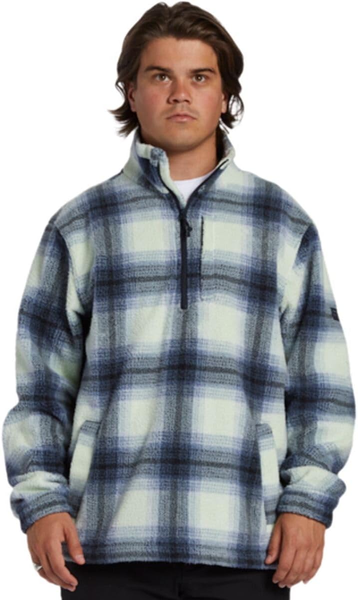 Billabong Boundary Mock Neck Sweater - Men's, Slate Blue, S