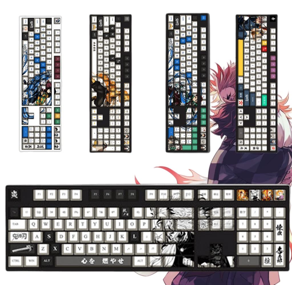 Amazon | 煉獄 杏寿郎 キーキャップ 鬼滅の刃周辺 グッズ PBT染め 昇華
