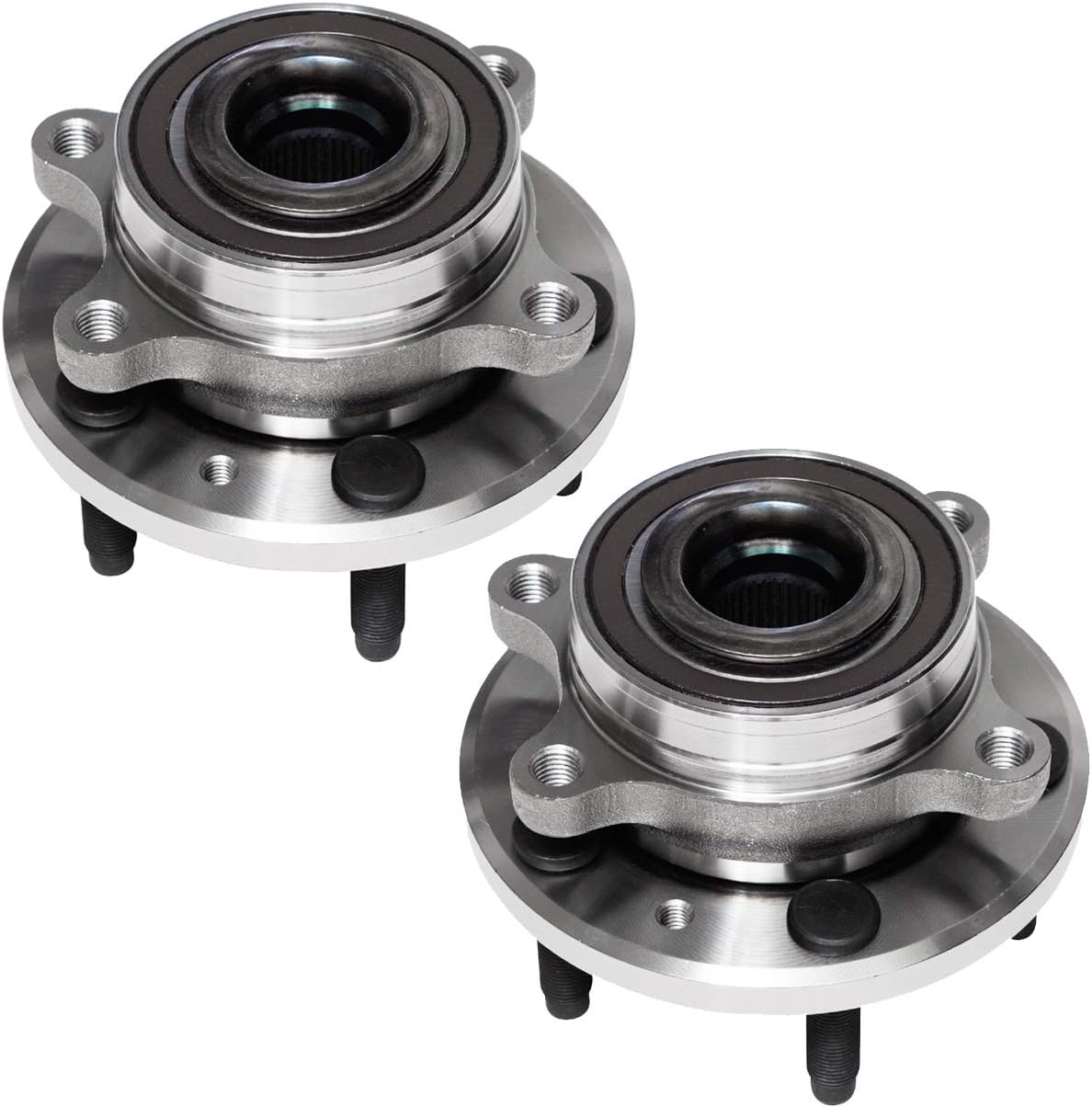 TUCAREST 513275 x2 Front or Rear Wheel Bearing and Hub Assembly Compatible with 2009-2019 Fo-rd Flex, 10-17 Taurus /09-2016 Li-ncoln MKS, 10-2019 MKT /11-14 Edge Rear Wheel [5-Stud Hub]