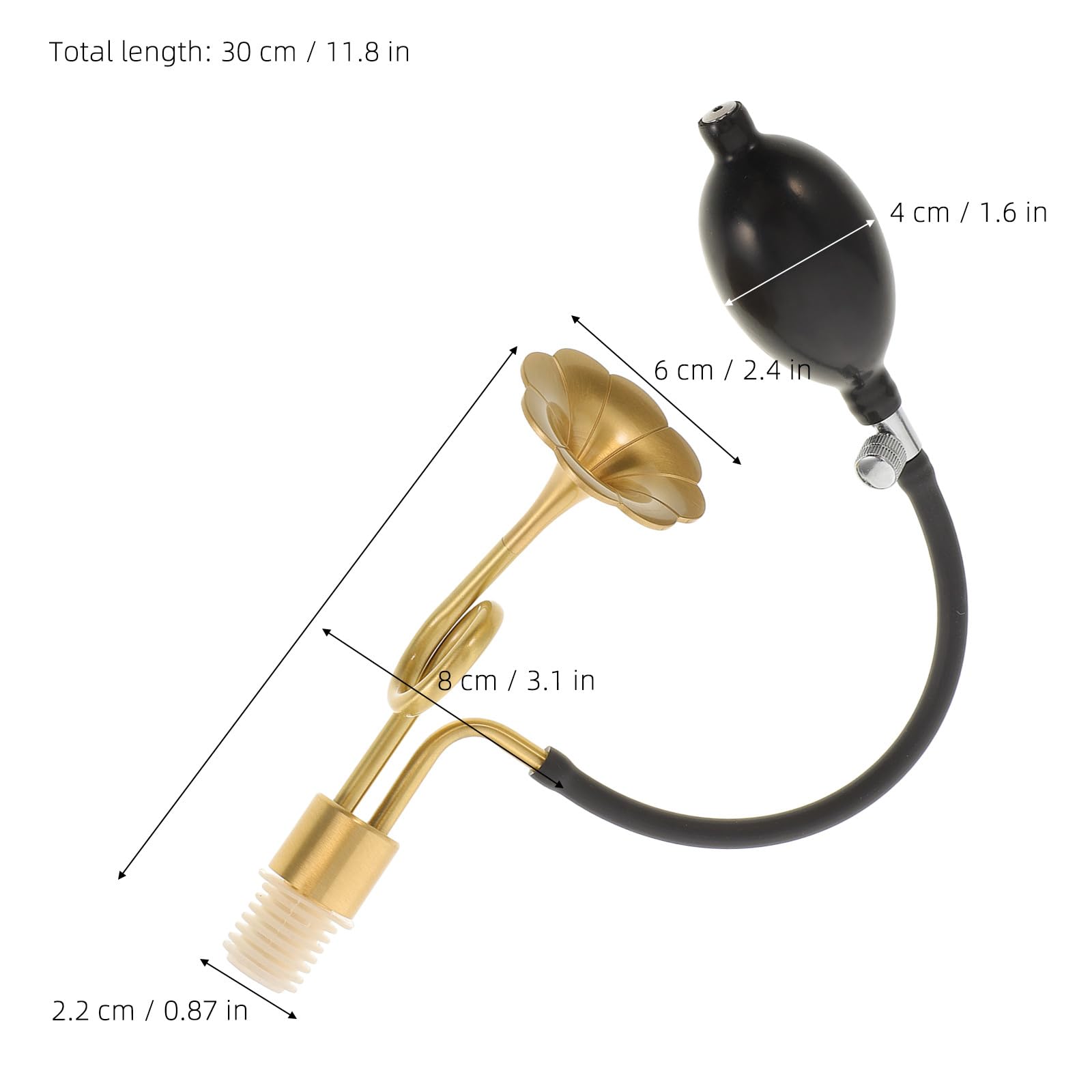 Mipcase Mosiężny zapachowy, adapter kwiatowy do butelek perfum