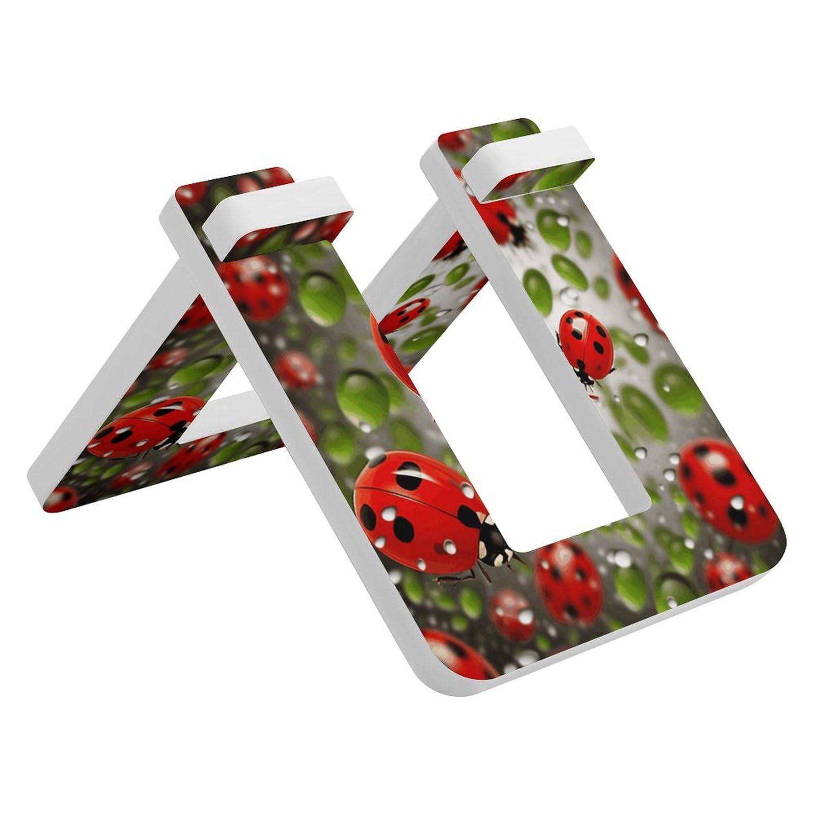 MUSM PVC Ladybug Bike Stand Detachable Bicycle Display Stand Foldable Bikes Storage Organizer for Outdoor Portable Bicycle Holder Stand for Home Garage Storage