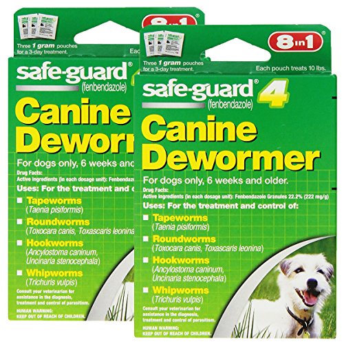 8 In 1 Safe Guard Canine DeWormer for S Dogs, 1-Gram