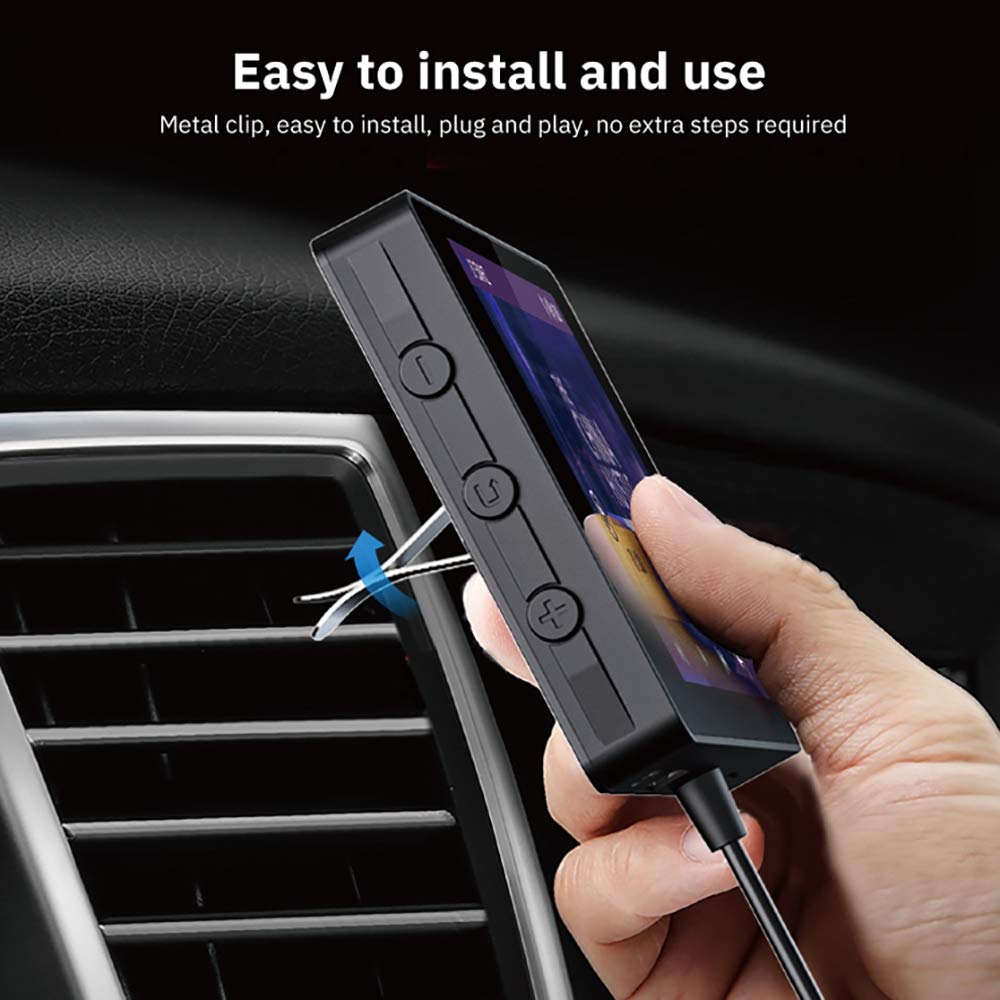 ELGE Lecteur MP5 de Voiture Bluetooth 5.0 éMetteur FM Support TF U Disque Lecteur de Musique Lecteur de Voiture Voiture éLectronique pour Voitures M6