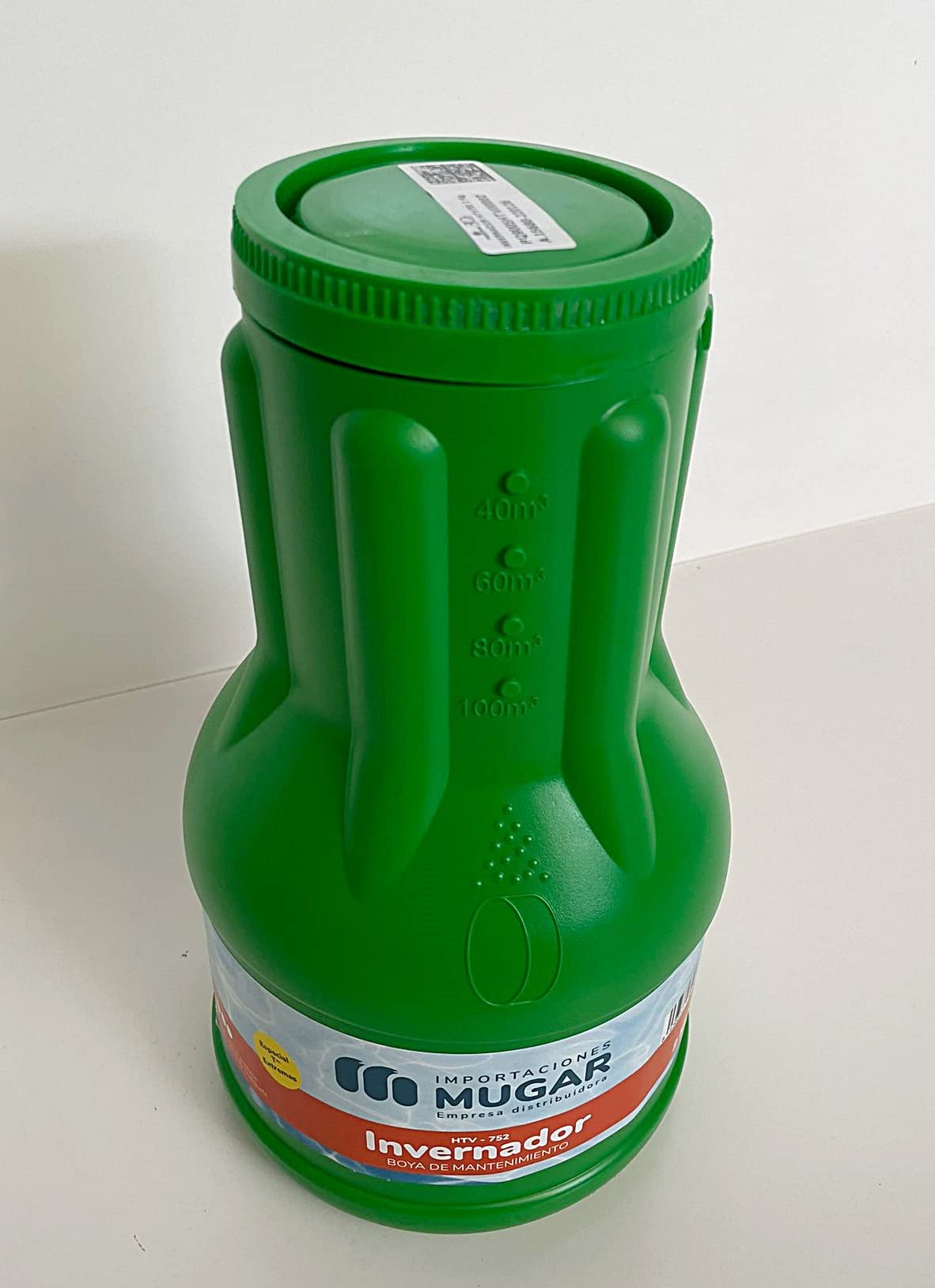 MUGAR-HTV-752 DOSIFICADOR INVERNADA 2 KGS para Invernaje y Mantenimiento de Piscinas. Boya Invernador de Mantenimiento de 2kg para Mantenimiento de Invierno.
