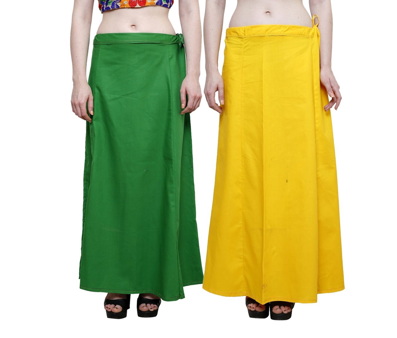 just clikk PETTICOATS FOR WOMENS COMBO OF 2, COTTON SOLID PLAIN-picture-39