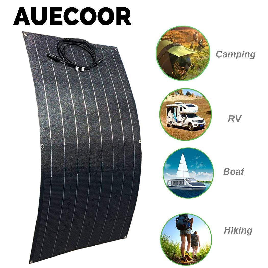 400 watt Pannello Solare Flessibile 12V Monocristallino Bendable Pannelli Solari Caricatore Off-Grid per RV Barca Cabina Van Car (400W)