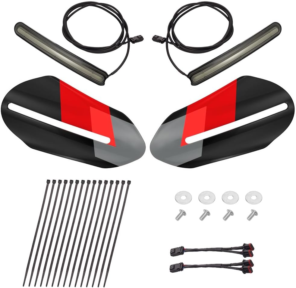 LED Handguards for Harley Color-Matched Hand Guards for H-D Touring - Enhance Safety and Style with DRLs and Indicators 1993-2025 Hot Lap