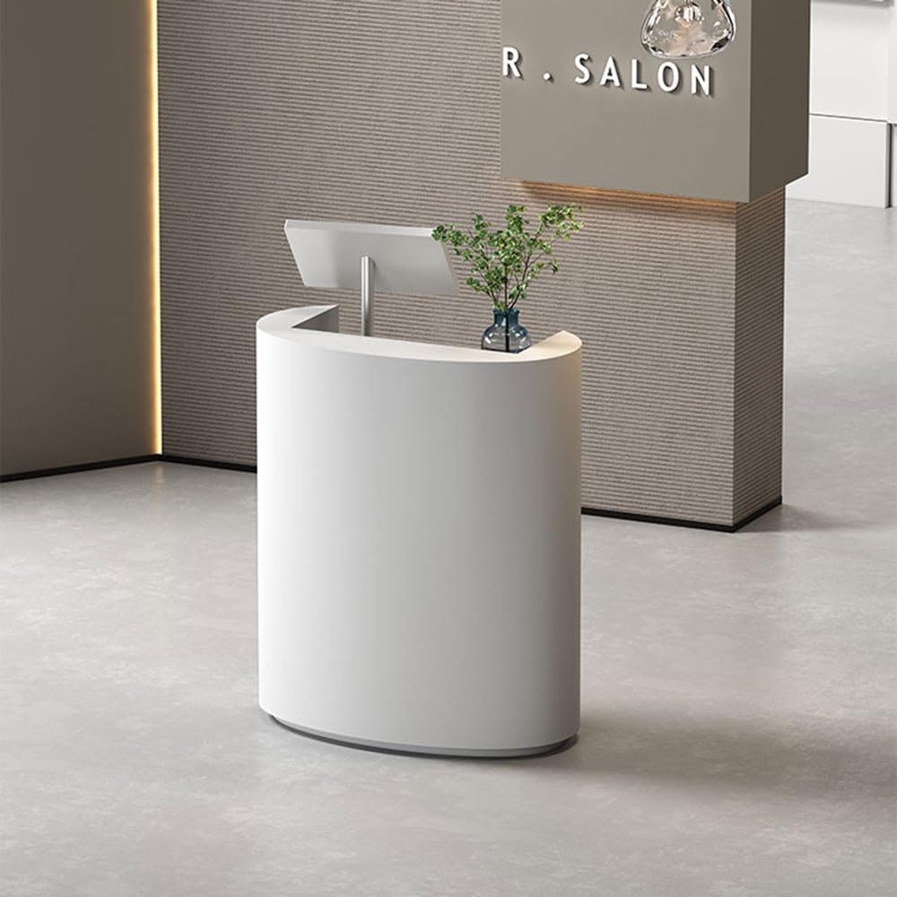 Amazon.co.jp: RNQZ モダンなレセプションデスク、フロント