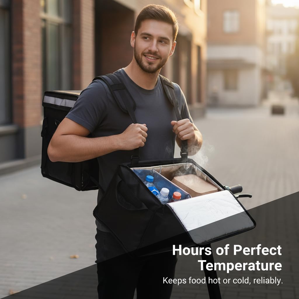 Bolsa Térmica para Reparto Aislada, 48L + divisor